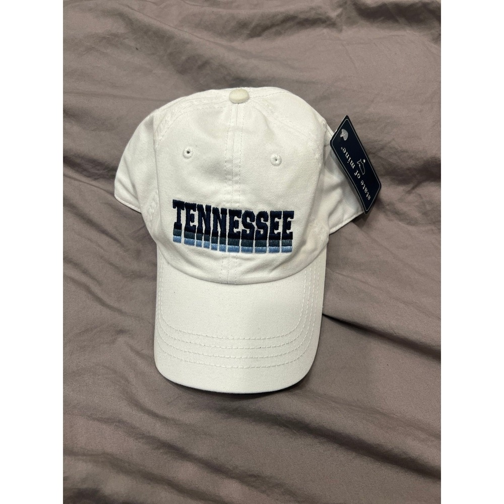 State of Mine Tennessee hat NWT‎ White Adjustable Strapback Retro chroma Relaxed